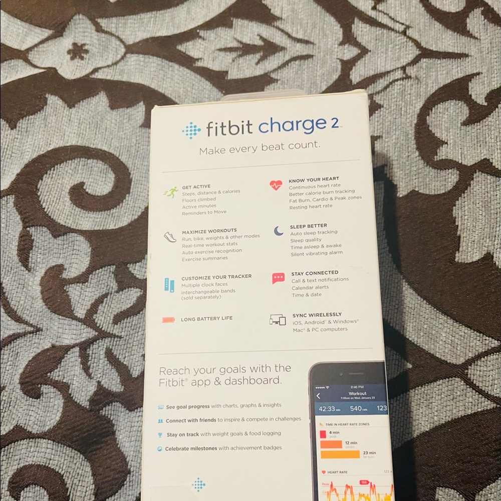 Fitbit Charge 2 Activity Tracker + Heart Rate - Picture 6 of 8